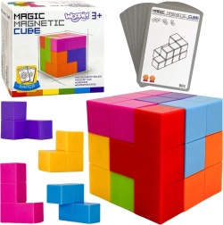 Μαγνητικός κύβος tetris Woopie με κάρτες αποστολών