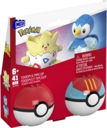 Poké Ball Mega Construx κατασκευαστικό σετ με Togepi και Piplup