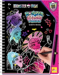 Ξυστό μπλοκ σκίτσων Monster High – Forever Friends