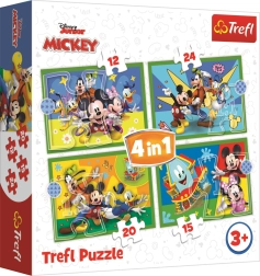 Παζλ 4 σε 1 MICKEY ΚΑΙ ΦΙΛΟΙ