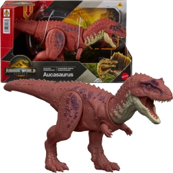 Φιγούρα δεινόσαυρου Jurassic World Rebirth Aucasaurus 32,5 cm – Wild Roar από τη Mattel