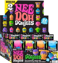 Schylling NeeDoh Dohjees σειρά 2 συλλεκτικά μαλακά τερατάκια