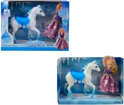 Κούκλα με άλογο 15 cm