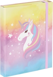 Φάκελοι για σχολικά τετράδια A5 Rainbow Unicorn