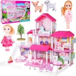 Κουκλόσπιτο 3 σε 1, ύψος 71 cm