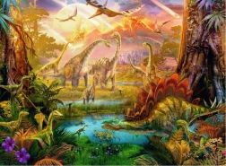 Παζλ με θέμα Dinoland από τη Ravensburger, 500 κομμάτια