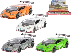 Μεταλλικό μοντέλο Lamborghini Huracán LP620-2 1:36 με κίνηση pull-back, 12 cm