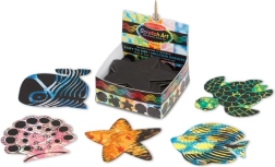 Σετ καρτελών ξυσίματος με θέμα τον ωκεανό Melissa & Doug