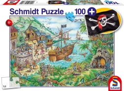 Schmidt παζλ στον πειρατικό κόλπο 100 κομμάτια με δώρο