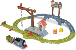 Thomas & Friends σετ «Παράδοση χρώματος» – μηχανοκίνητο σιδηροδρομικό σετ με γερανό