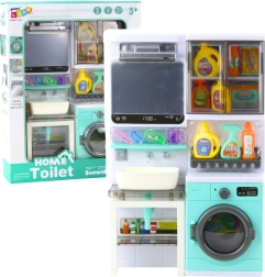 Παιδικό μπάνιο με πλυντήριο, νιπτήρα και φωτεινά και ηχητικά εφέ