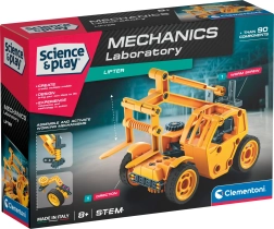 Clementoni science & play μηχανικό εργαστήριο – περονοφόρο ανυψωτικό