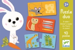 Duo Puzzle DJECO: Τι θα έχουμε σήμερα για μεσημεριανό;