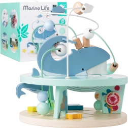 Ξύλινο Παιχνίδι Λαβύρινθος Θαλάσσιος Κόσμος για παιδιά από 18 μηνών