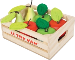 Le Toy Van ξύλινο καφάσι με μήλα και αχλάδια