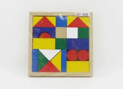Ξύλινα τουβλάκια – σετ 24 τεμ. (14,5 × 14,5 cm)