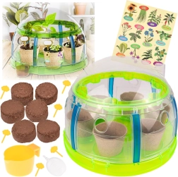 Βιολογικό σετ μικρού κηπουρού – μίνι θερμοκήπιο με εργαλεία και σπόρους για καλλιέργεια φυτών