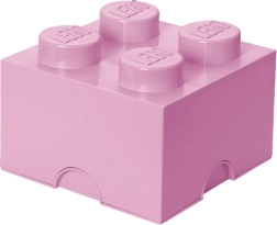 LEGO κουτί αποθήκευσης 4 ανοιχτό ροζ