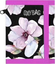 Υφασμάτινο πορτοφόλι OXY Floral με κλείσιμο βέλκρο