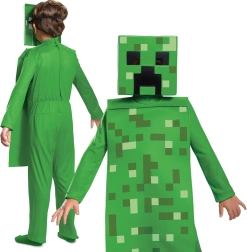Παιδική στολή Creeper από το παιχνίδι Minecraft 127–136 cm (7–8 ετών)