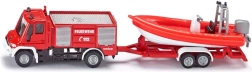 Siku Super πυροσβεστικό όχημα UNIMOG με σκάφος – μοντέλο 1:87