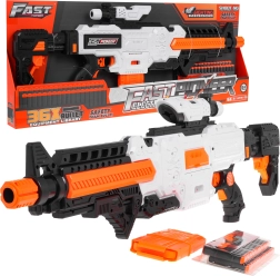 Αφρώδες blaster Fast Pioneer για παιδιά 8+ με σκοπευτικό, γεμιστήρα και 36 βλήματα