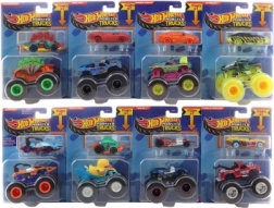 Hot Wheels Monster Trucks 1:64 με μικρό αυτοκινητάκι