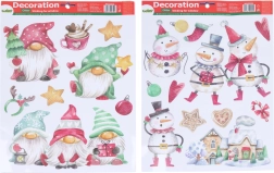 Διακόσμηση Παραθύρου Mix Χριστούγεννα 41 × 29 cm