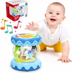 WOOPIE BABY μουσικό τύμπανο με προβολέα 3 σε 1