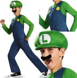 Στολή Luigi από το παιχνίδι Super Mario για αγόρια 137–149 cm (10–12 ετών)