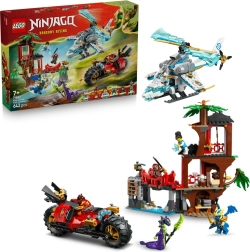 LEGO NINJAGO μονομαχία οχημάτων νίντζα και δεντρόσπιτο