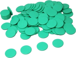 Πράσινα μάρκες παιχνιδιού Wissner 100 τεμ.