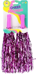 Ροζ σετ από pom-poms cheerleading για παιδιά (ζευγάρι)