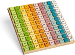Bigjigs Toys ξύλινο αριθμητικό πλαίσιο 1–100 FSC