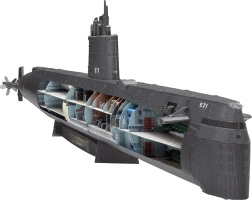 Μεταλλικό 3D παζλ METAL EARTH Premium – υποβρύχιο USS NAUTILUS