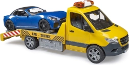 Bruder ρυμουλκό Mercedes‑Benz Sprinter με σπορ αυτοκίνητο