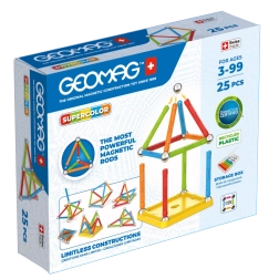 Geomag Supercolor μαγνητικό κατασκευαστικό σετ 25 κομματιών