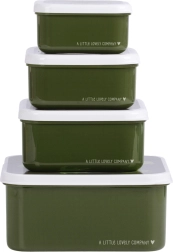 Σετ τεσσάρων δοχείων σνακ A Little Lovely Company – Krokodýl