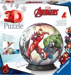 Ravensburger 3D Puzzleball Marvel Avengers – 73 κομμάτια