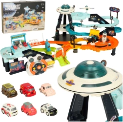 Διαστημική πίστα αυτοκινήτων με τιμόνι