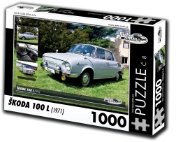 Ρετρό αυτοκίνητα παζλ Škoda 100 L 1000 κομμάτια