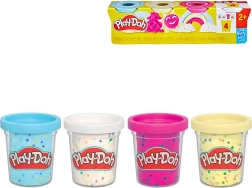 Play-Doh πλαστελίνη με κονφετί, 4 κυπελλάκια - 4 τεμ.