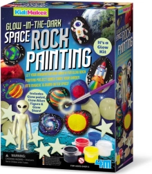Σετ 4M Ζωγραφική σε πέτρες Διάστημα που φωσφορίζει στο σκοτάδι