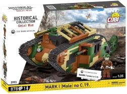 Σετ κατασκευής COBI άρμα Mark I (Male) – 878 κομμάτια