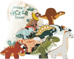 Le Toy Van στοίβαγμα πύργου δεινόσαυροι