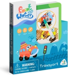 Μαγικό ζωγράφισμα με νερό μεταφορικά – βιβλίο ζωγραφικής 12 × 14 εκ. με πινέλο, 8 φύλλα