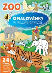 Βιβλίο ζωγραφικής με αυτοκόλλητα ZOO