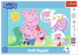 Παζλ Peppa Pig 15 κομμάτια σε βάση