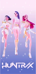Παιδική βαμβακερή πετσέτα μπάνιου K-Pop Demon Hunters Huntrix 70 × 140 cm