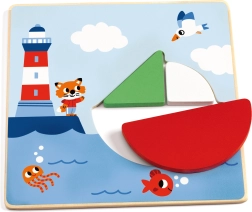 Ξύλινο εκπαιδευτικό παιχνίδι Tangramini για παιδιά